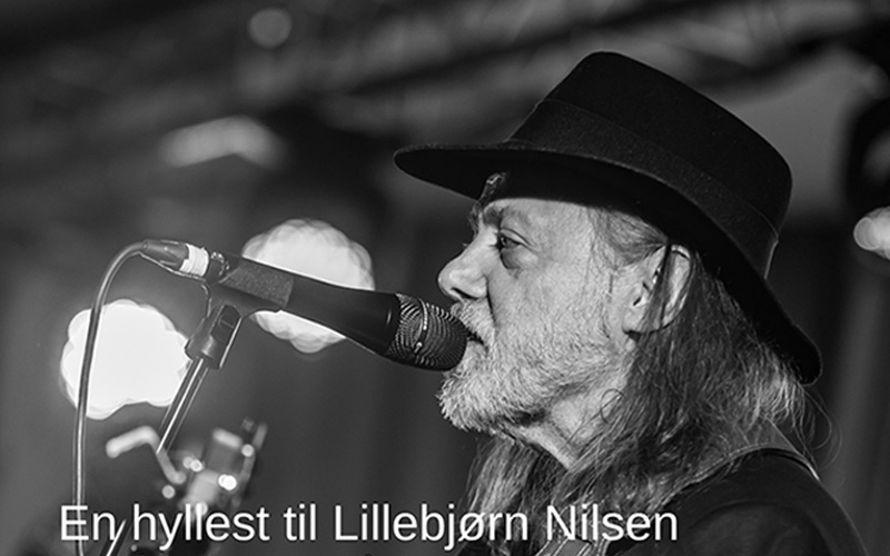 Lillebjørn Nilsen sort hvitt bilde.
